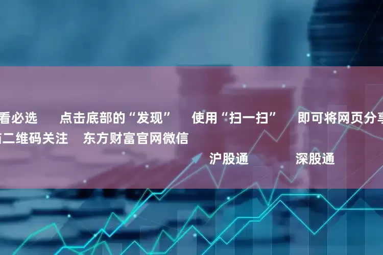 在线炒股配资看必选      点击底部的“发现”     使用“扫一扫”     即可将网页分享至朋友圈                            扫描二维码关注    东方财富官网微信                                                                        沪股通             深股通